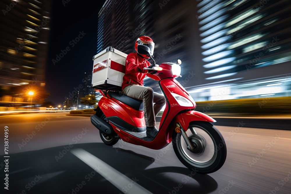 Fototapeta premium deliveryman