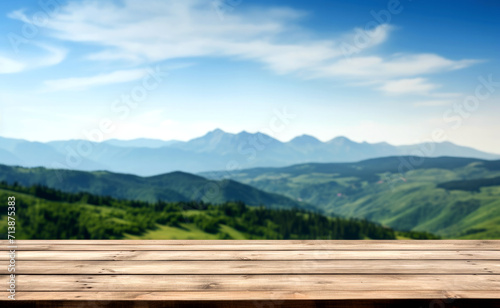 Mountainous Skyline with Fence in Nature's Panorama background.