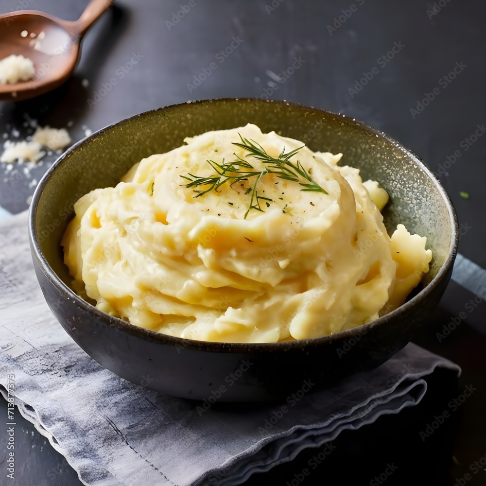 mashed potatoes in a pan mashed potatoes in a pan