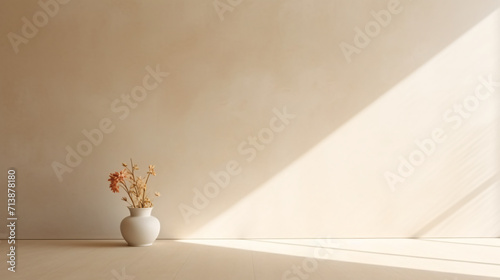 Empty white wall