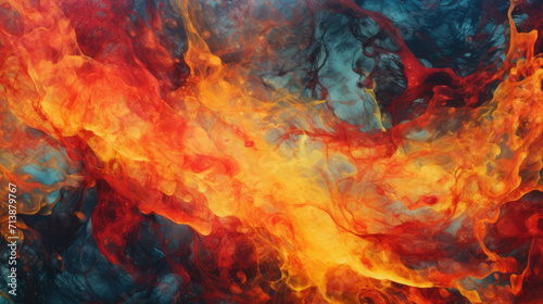 Ablaze colors acrylic glass texture background