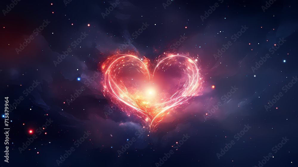 Valentine's Day background with hearts, love and romance background Valentine's Day background with hearts, love and romance background