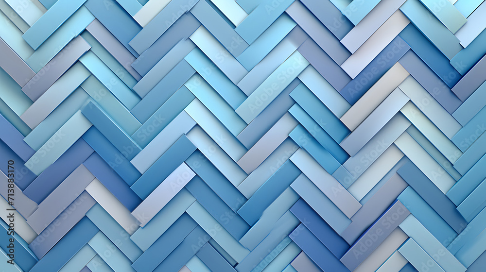 blue zig zag geometric pattern background