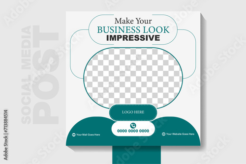 A highly Corporate Social Media post design template suitable for advertising your business to increase your customer. Besides that, you can use it all Corporate related business.