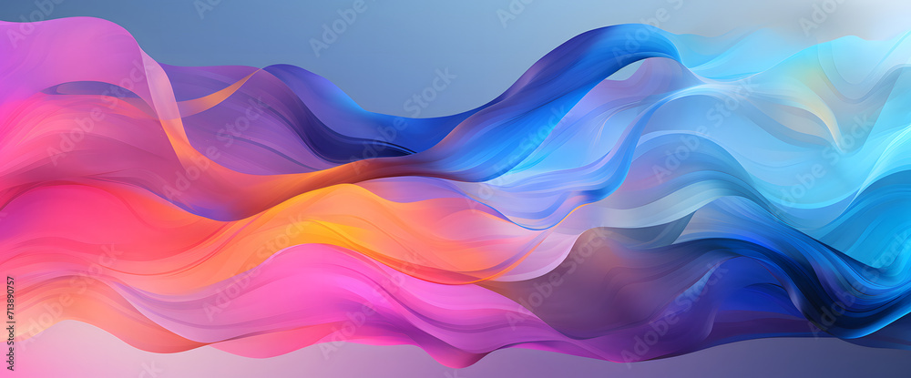 Abstract background featuring a vibrant and colorful wavy pattern. Set against a dark backdrop. Abstract background featuring a vibrant and colorful wavy pattern. Set against a dark backdrop.