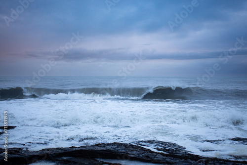 storm over the sea