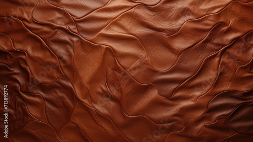 Brown color leathery pattern photo
