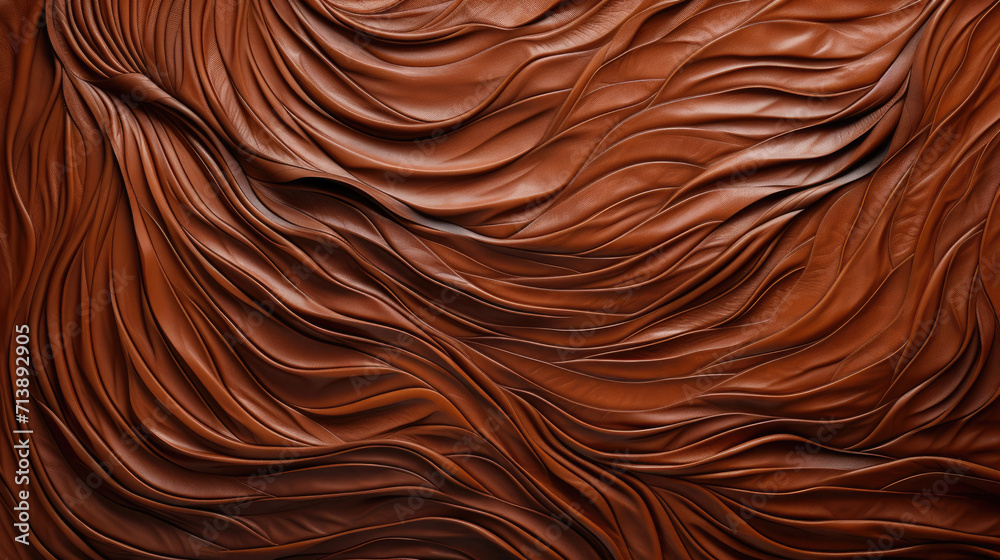 Brown color leathery texture background Brown color leathery texture background