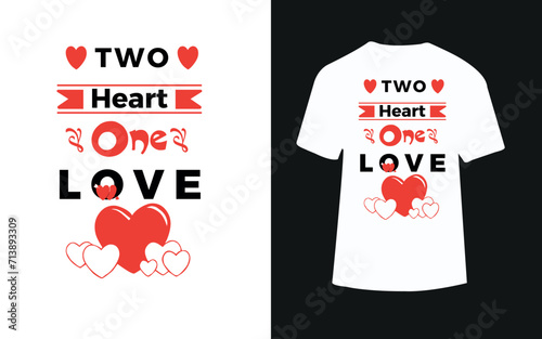 Valentine day t shirt design