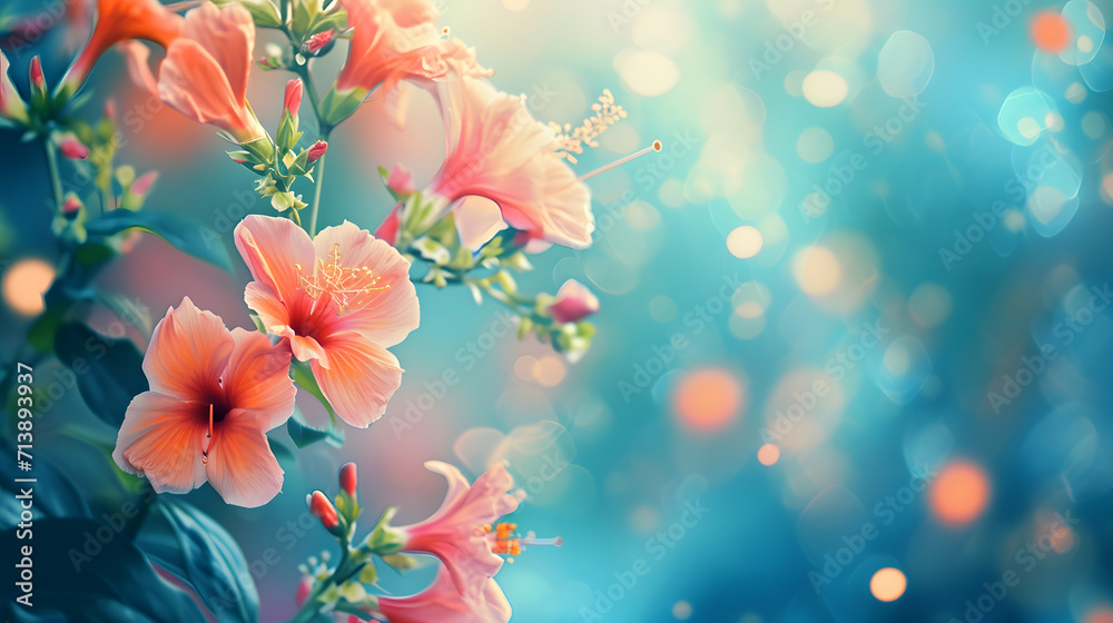 beauty of blooming flowers in spring or summer, seasonal background, flowers on blurred background beauty of blooming flowers in spring or summer, seasonal background, flowers on blurred background