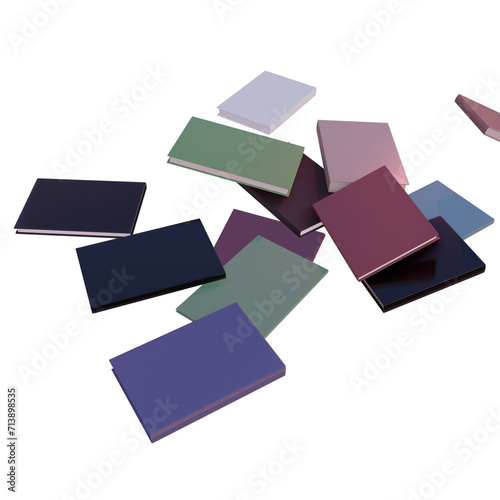 Books Set with no Background