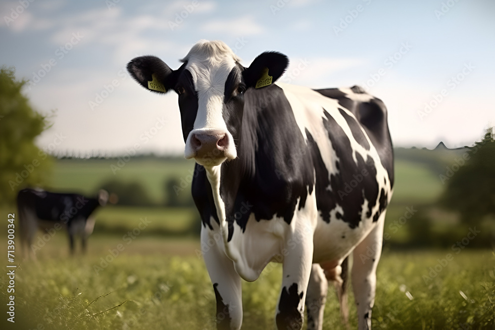 Cow Design, Perfect for Your project or Wallpaper, Ai Generative