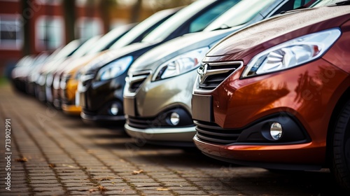 Extensive range of unsold dealer vehicles available in stock at a spacious parking lot