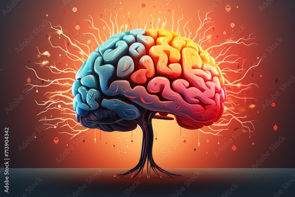 3D brain icon vector space illustration, cognitive science, educational psychology, cognitive neuroscience learning, colorful brain system, neurogenesis, thinking brain, nuclear medicine, memory 3D brain icon vector space illustration, cognitive science, educational psychology, cognitive neuroscience learning, colorful brain system, neurogenesis, thinking brain, nuclear medicine, memory