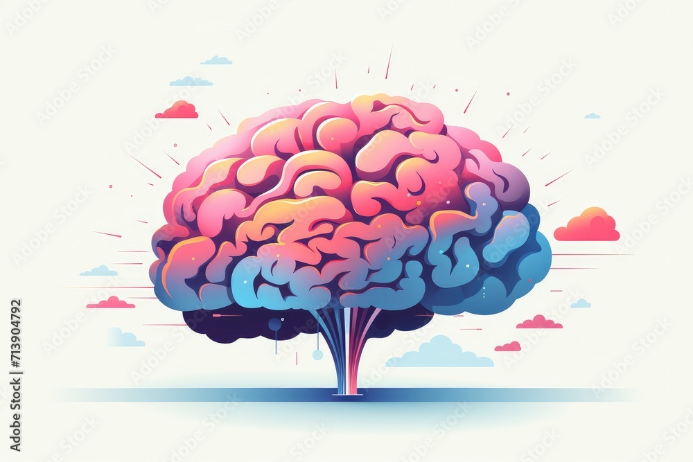 3D brain icon vector space illustration, cognitive science, educational psychology, cognitive neuroscience learning, colorful brain system, neurogenesis, thinking brain, nuclear medicine, memory 3D brain icon vector space illustration, cognitive science, educational psychology, cognitive neuroscience learning, colorful brain system, neurogenesis, thinking brain, nuclear medicine, memory