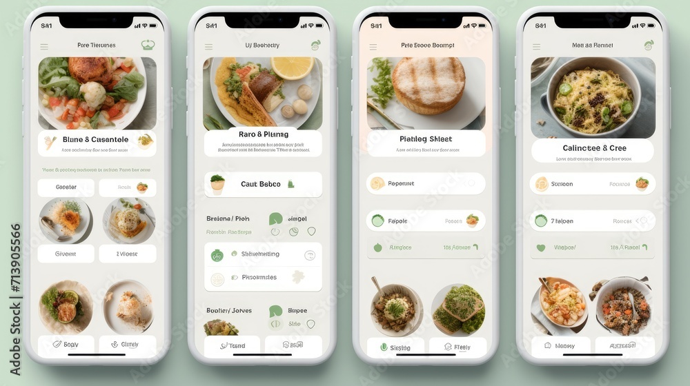 Nutrition and diet planning technology application for personalized meal plan, smart modern lifestyle