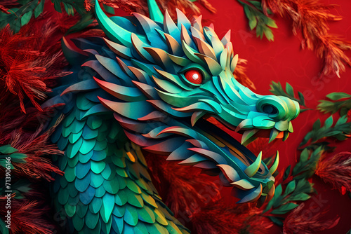 Beautiful Dragon Design  Perfect For Your Project or Wallpaper  Ai Generative