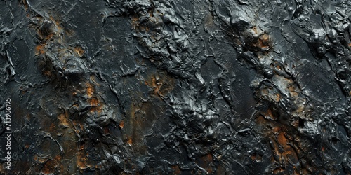 Dark rugged slate texture with natural patterns, suitable for background or wallpaper.
