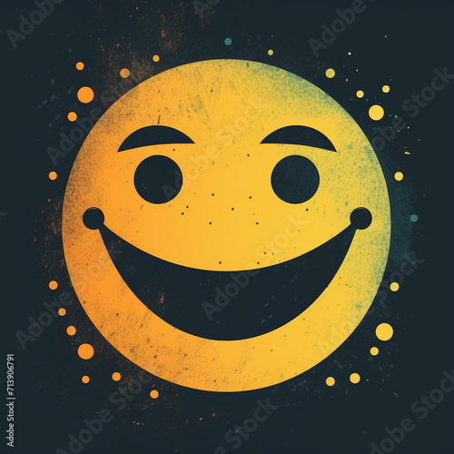 Sunny smile created with Generative Ai
