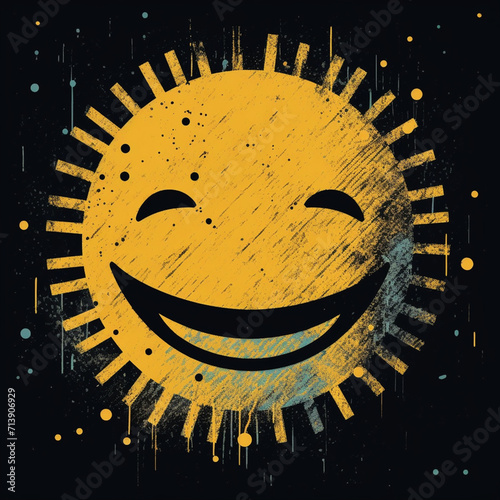 Sunny smile created with Generative Ai