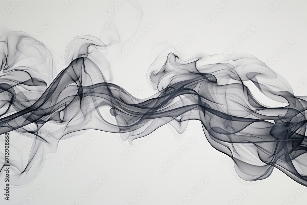 beautiful display of white and gray smoke against a dark background beautiful display of white and gray smoke against a dark background