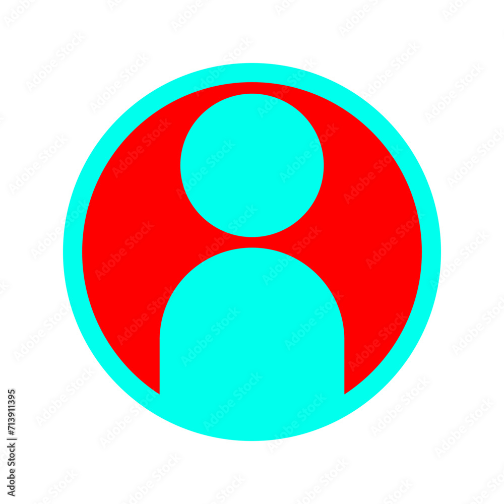User icon vector on the white backround User icon vector on the white backround