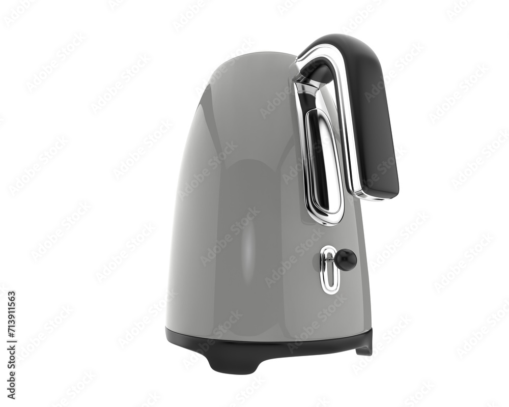 Kettle isolated on background. 3d rendering - illustration Kettle isolated on background. 3d rendering - illustration