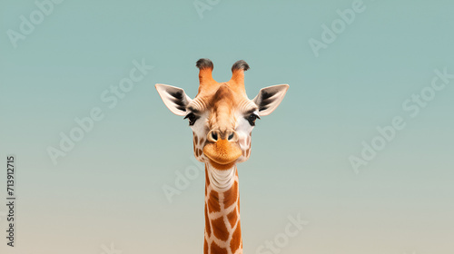 Beautiful Giraffe Design, Perfect for Your Project or Wallpaper, Ai Generative