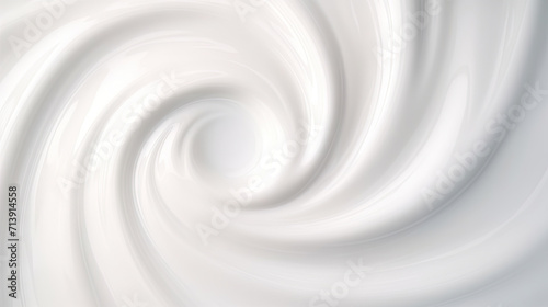 white abstract background, white cream swirl , white smooth cream photo