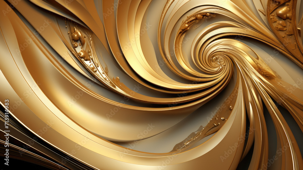 Gold radial shapes glitter background Gold radial shapes glitter background