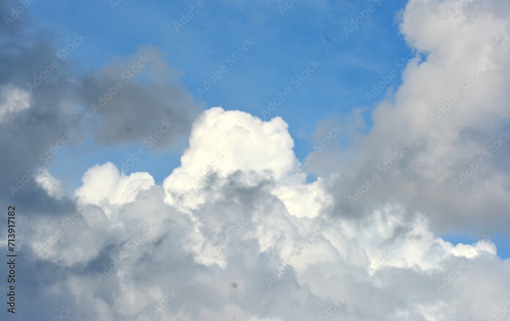 photo of white sky and bright blue clouds photo of white sky and bright blue clouds