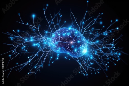 Neuronal network neurons, brain synapses connections to Peripheral Nervous System (PNS). Brain hemispheres, frontal, temporal, parietal, and occipital lobes. Broca's and Wernicke's areas, motor cortex
