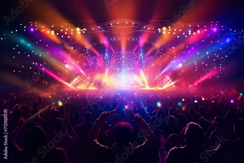 Frame the anticipation and thrill of a live music concert