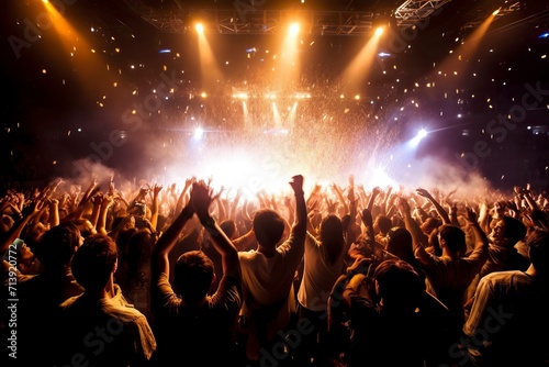 Frame the anticipation and thrill of a live music concert © CREATIVE STOCK