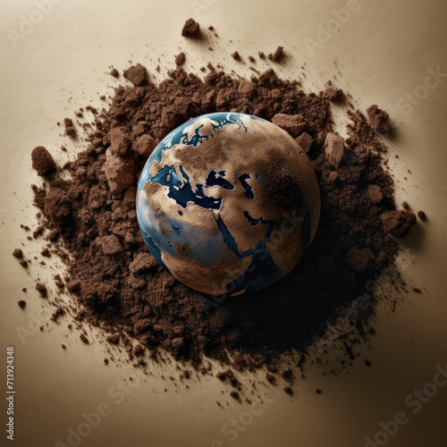 International coffee day design photo