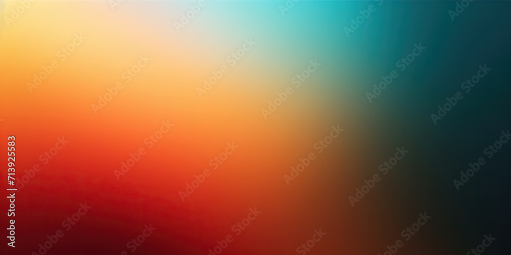 abstract colorful background,Teal orange black color gradienton dark  background, grainy texture effect, poster banner landing page backdrop design , futuristic