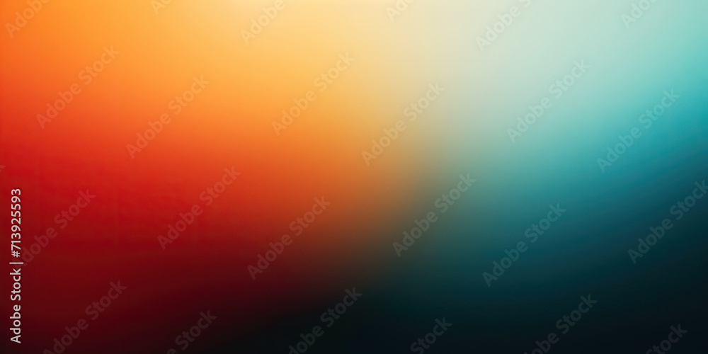 abstract colorful background,Teal orange black color gradienton dark  background, grainy texture effect, poster banner landing page backdrop design , futuristic