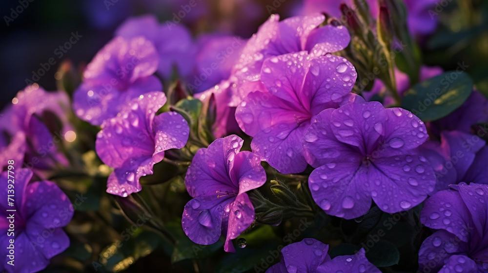 close up of purple flower created with Generative Ai close up of purple flower created with Generative Ai