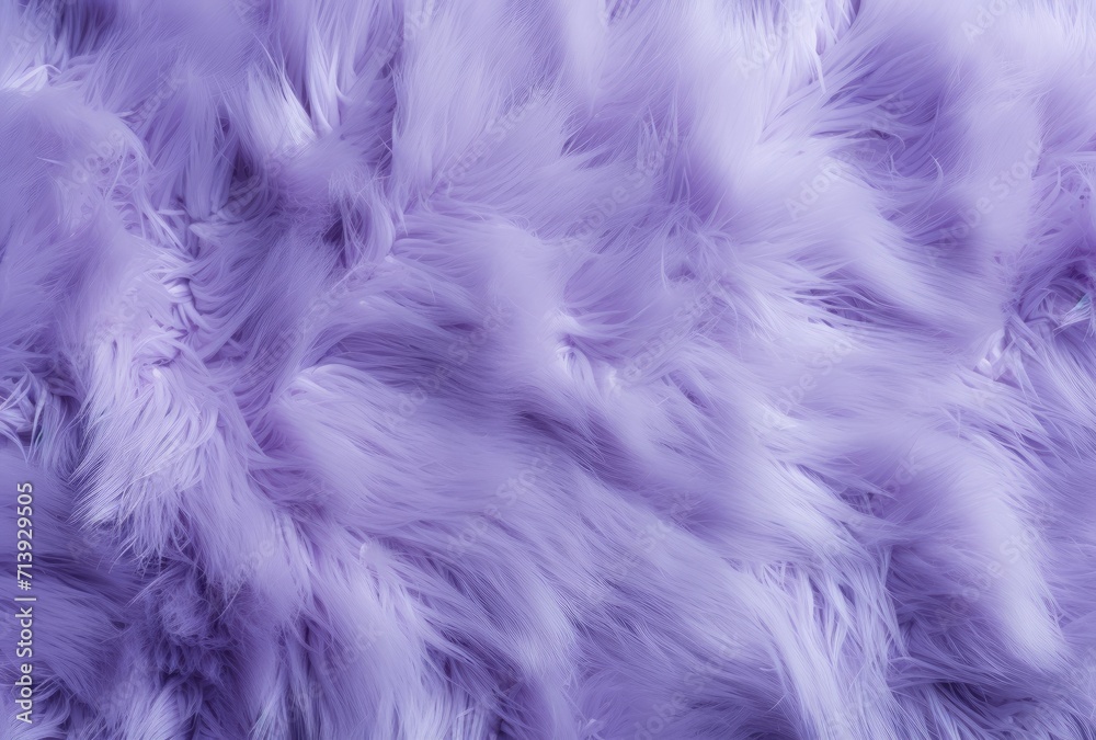 Obraz premium Seamless pattern featuring a plush, purple-colored fake fur texture, creating a repetitive and cohesive background.
