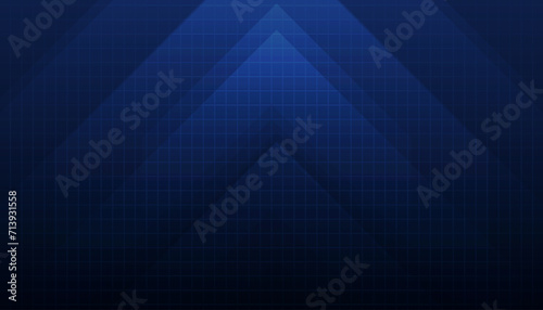 blue glowing arrow light background. Future digital growth technology
