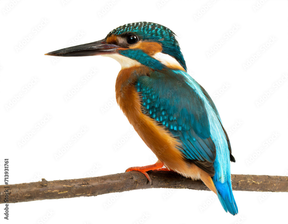 custom made wallpaper toronto digitalEisvogel isoliert auf weißen Hintergrund, Freisteller