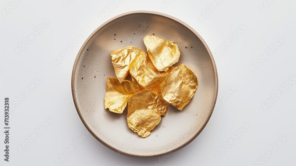 A Golden Garnish: Decadent and Delicious A Golden Garnish: Decadent and Delicious
