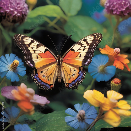 A Kaleidoscope of Life and Color in the World of Butterflies ai generated