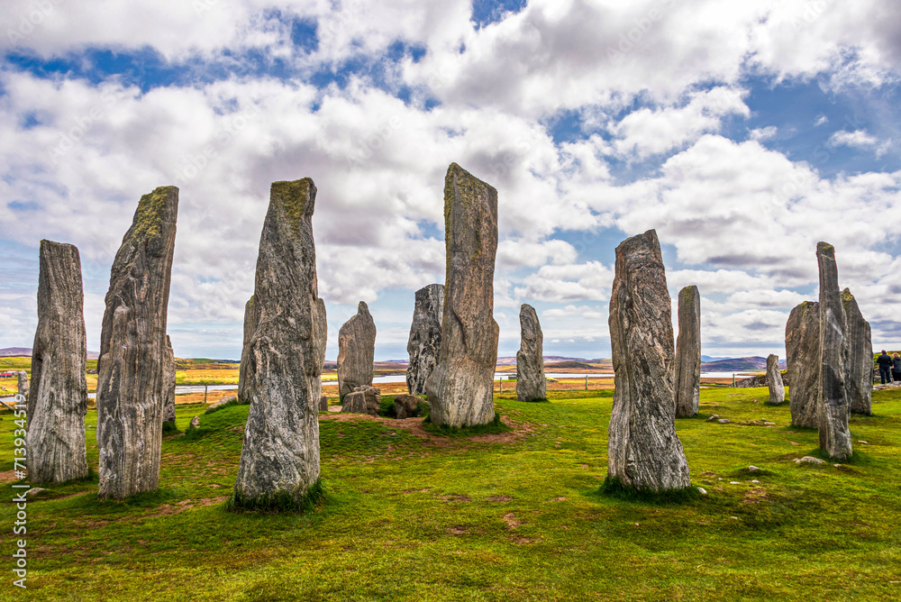 shooting of Calanais standing stones and the area surrounding it, Isle of Lewis, Scotland
