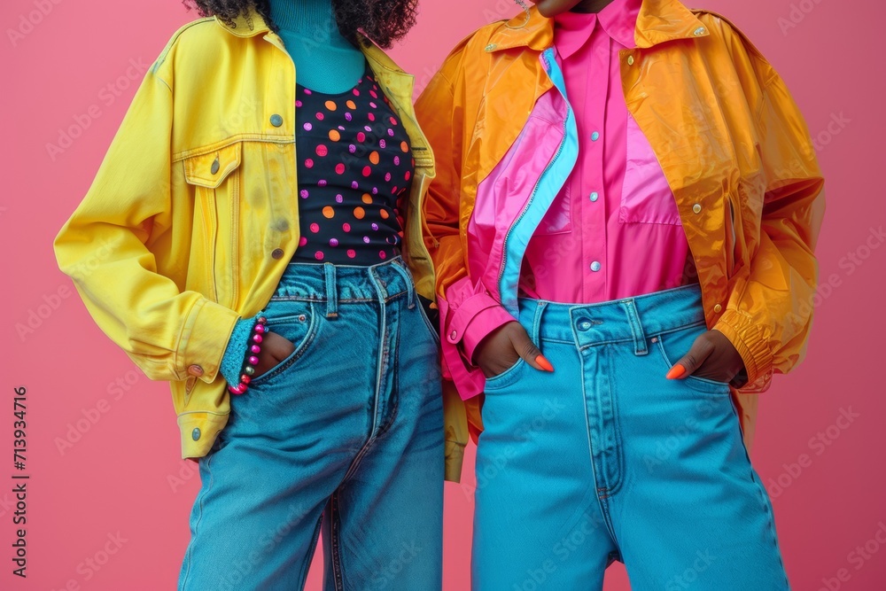 the nostalgic fashion mode of the 80s and 90s