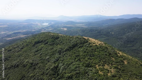 Amazing Summer Landscape of Rudina mountain, Pernik Region, Bulgaria photo