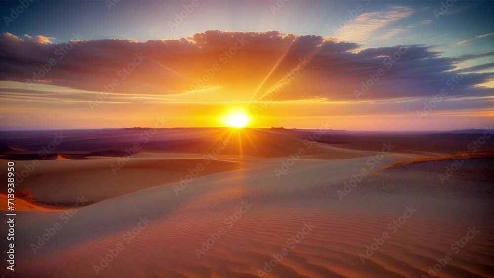 sunset in the desert, time lapse, sunset in the desert, time lapse,