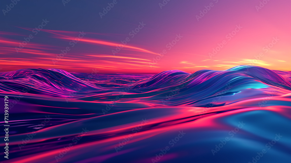  a colorful background with lines, in the style of surreal 3d landscapes, data visualization, luminosity of water, colors fields