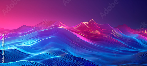  a colorful background with lines, in the style of surreal 3d landscapes, data visualization, luminosity of water, colors fields © thisisforyou
