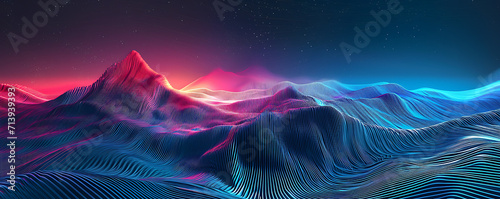  a colorful background with lines, in the style of surreal 3d landscapes, data visualization, luminosity of water, colors fields
